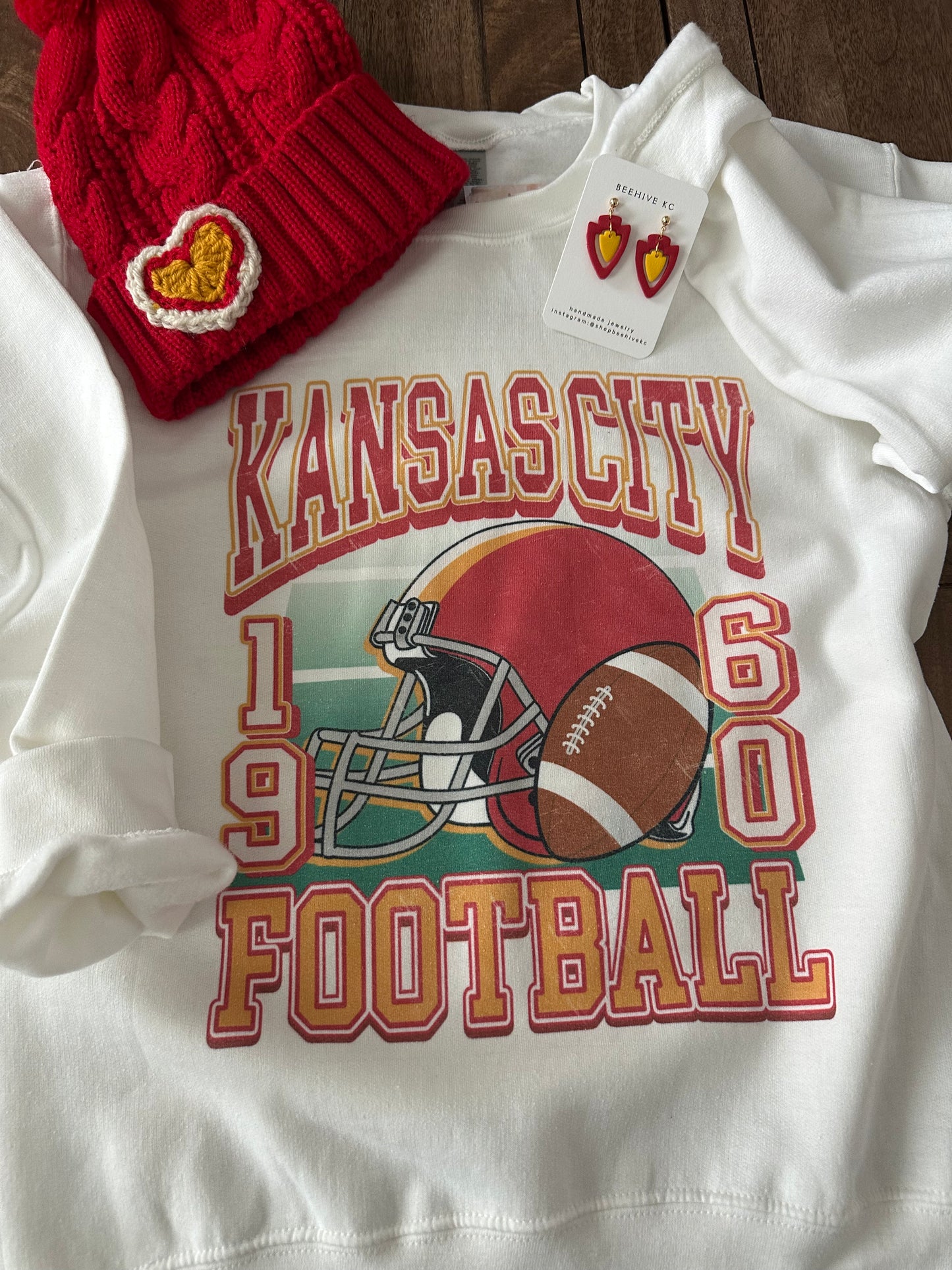 KC 1960 crewneck - white