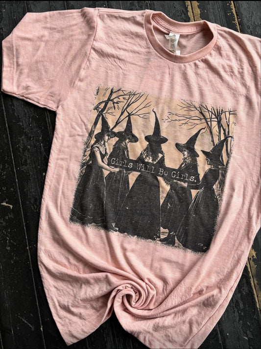 Girls will be girls Halloween tee