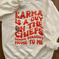 Karma crewneck - white