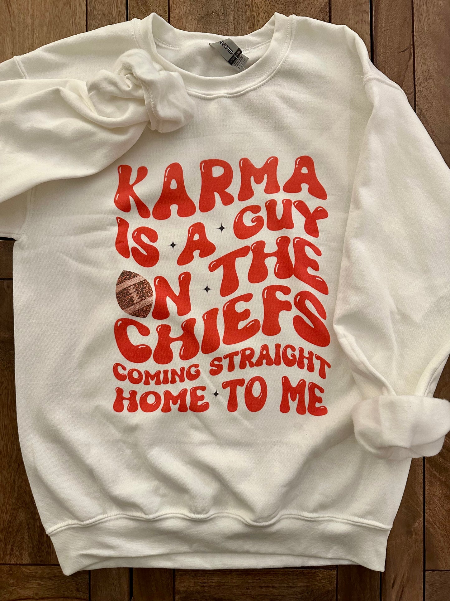 Karma crewneck - white