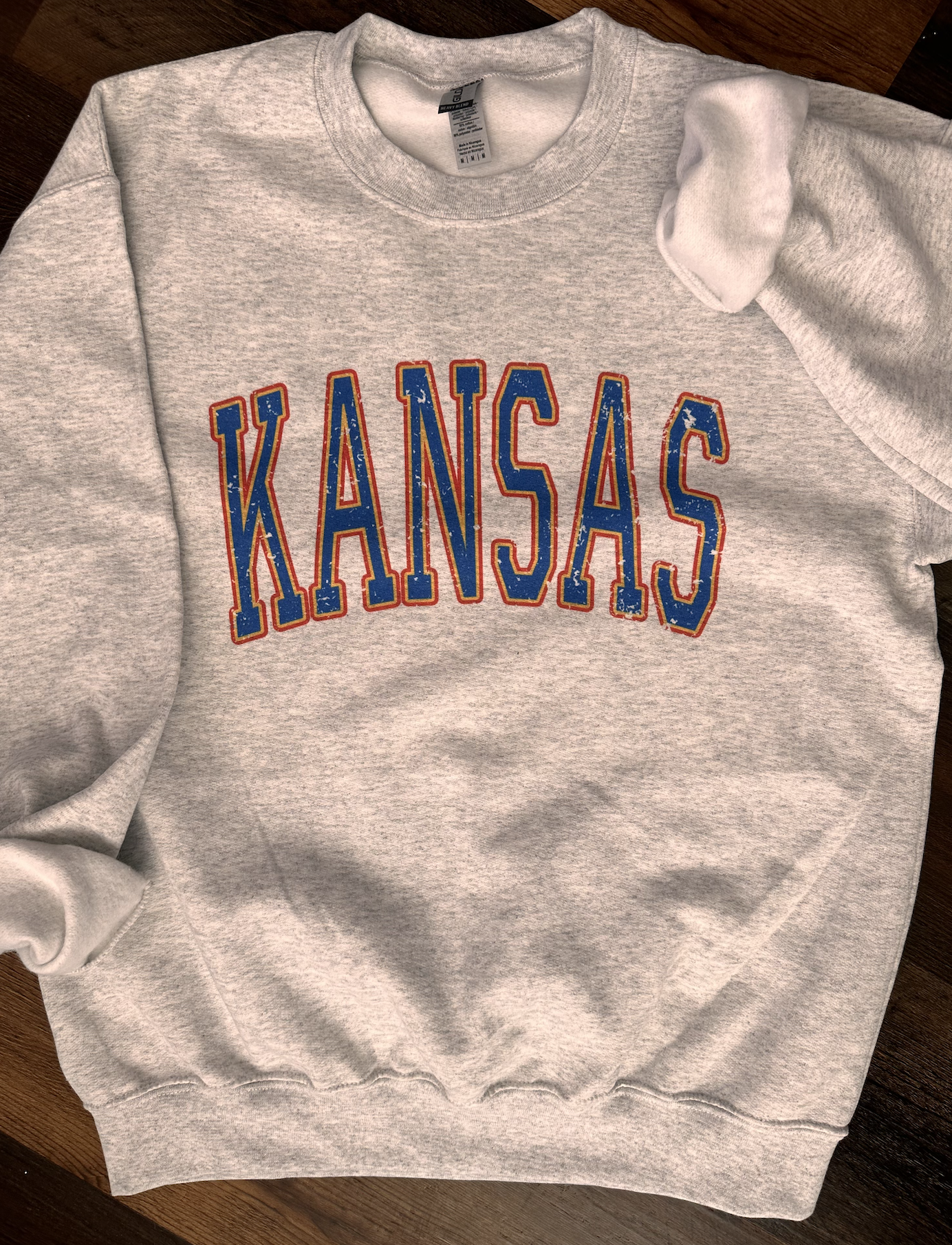 Kansas Crewneck - Ash grey