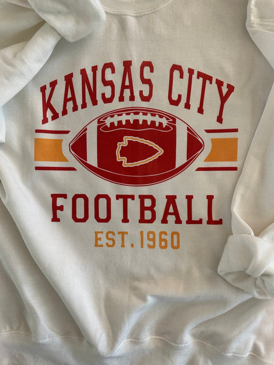 KC Football Fan -white