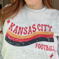 Retro KC Football - Ash